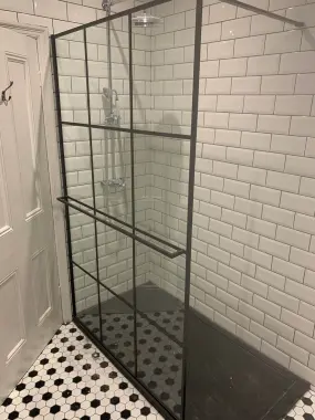 Bathroom suite plumbing installation